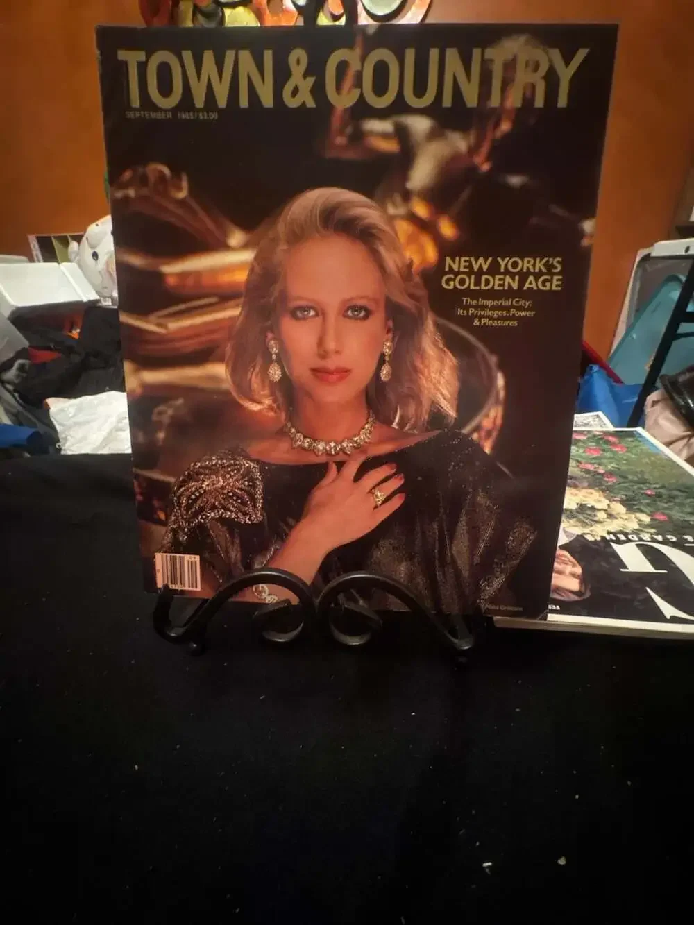 Town & Country Magazine September 1985 Edition featuring Nina Griscom Cover